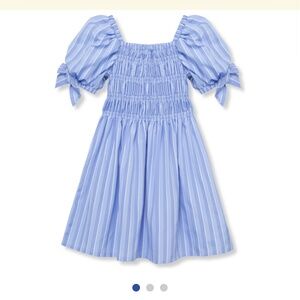 Smocked striped sundress